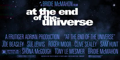 Univers Next Font Poster 4